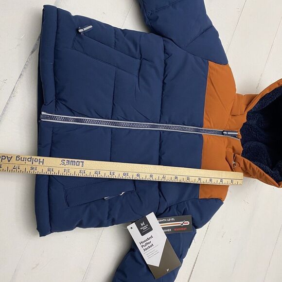 Member's Mark Boy's Wind Resistant Hooded Full Zip Puffer Jacket Size 3T - Picture 13 of 16